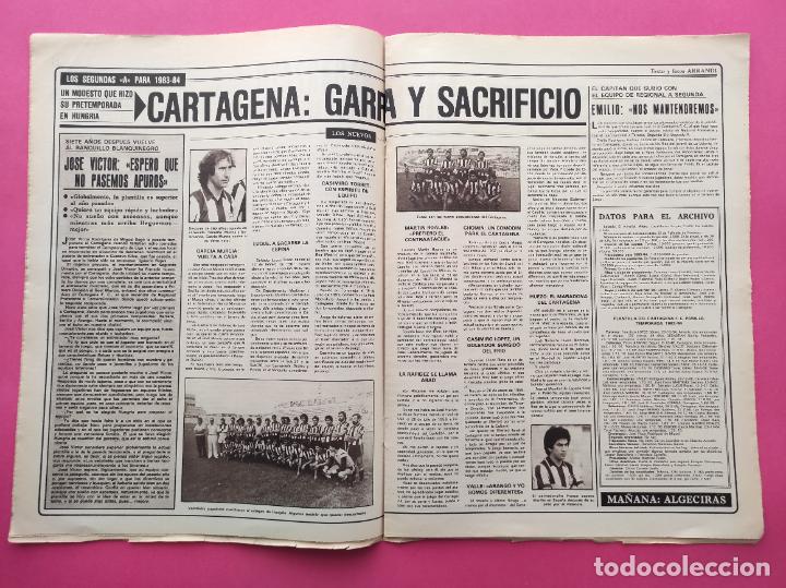 Coleccionismo deportivo: DIARIO AS 1983 LIGA 83/84 CARTAGENA FC - REAL SOCIEDAD ARCONADA - OSASUNA PROMESAS - DI STEFANO - Foto 4 - 305124738
