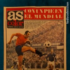 Coleccionismo deportivo: AS COLOR Nº 127 DEL 23-10-1973 - PÓSTER PLANTILLA DEL CELTA. 1973-74.. Lote 306358288