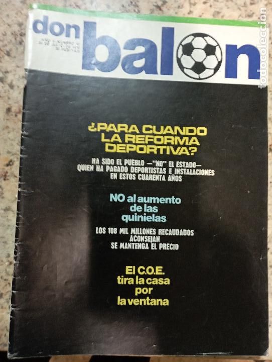 Coleccionismo deportivo: DON BAL&Oacute;N N&ordm; 42. - Foto 1