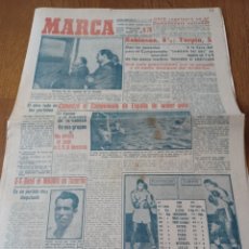 Coleccionismo deportivo: MARCA 12 SEPTIEMBRE 1951 .ROBINSON - TURPIN .OGUETA GARITAONAINDIA MASIP TENIS LUIS ASENSI NATACION. Lote 309859823