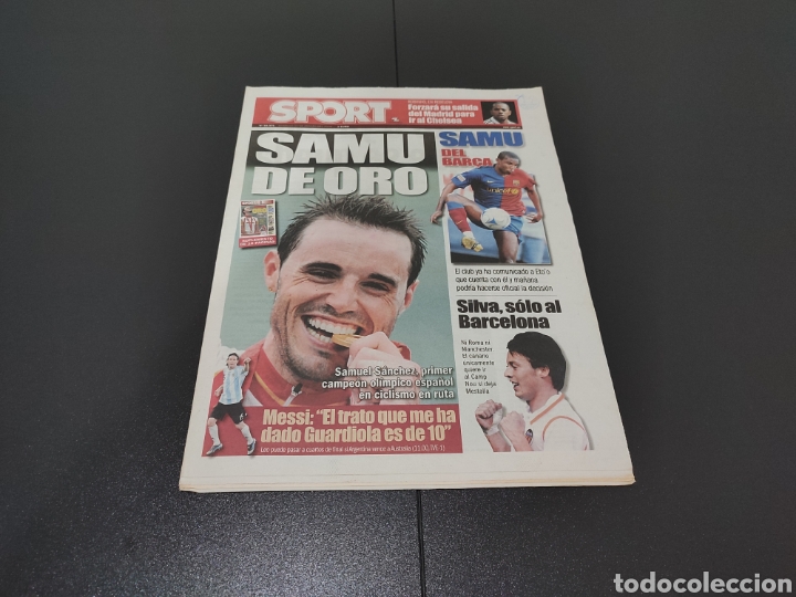 Coleccionismo deportivo: 10/08/2008. SAMUEL S&Aacute;NCHEZ ORO OL&Iacute;MPICO. - Foto 1