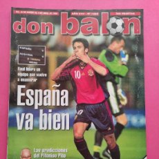 Collezionismo sportivo: REVISTA DON BALON Nº 1224 1999 POSTER CF EXTREMADURA 98/99 - ESPAÑA 9-0 AUSTRIA - ANTIC - SEEDORF