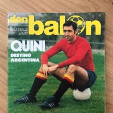 Coleccionismo deportivo: DON BALÓN 126 - POSTER ATHLETIC - QUINI - BARCELONA CRUYFF - BETIS - RECREATIVO - ARGENTINA 78