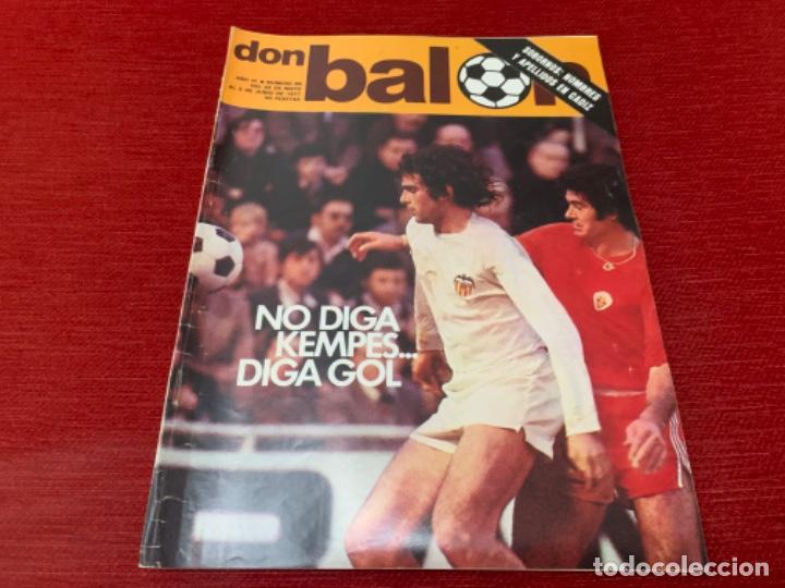 Coleccionismo deportivo: DON BAL&Oacute;N JUNIO 1977 N&Uacute;MERO 86 - Foto 1