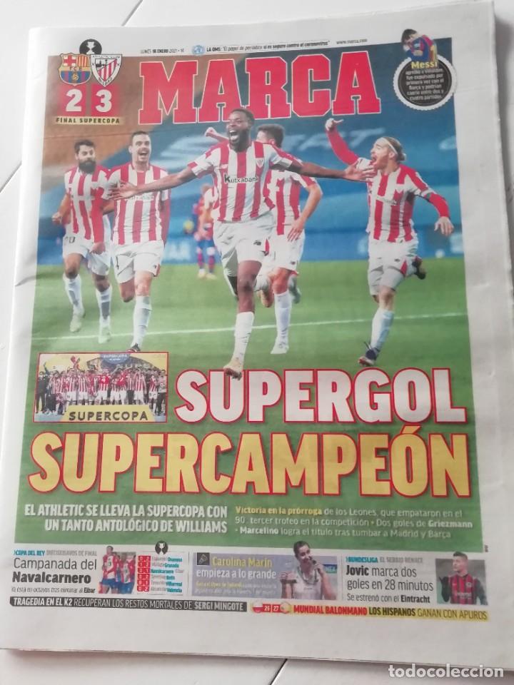Coleccionismo deportivo: marca: athletic de bilbao gana la supercopa - Foto 1