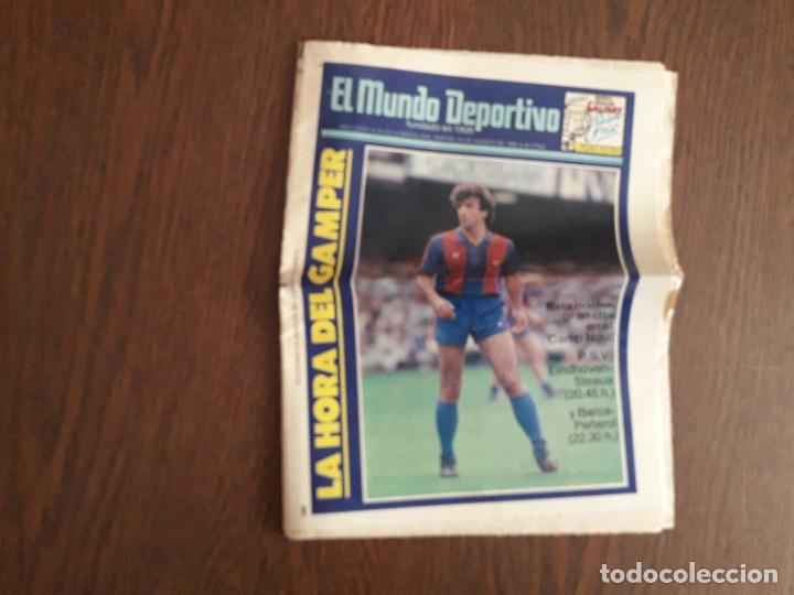 Coleccionismo deportivo: peri&oacute;dio diario el mundo deportivo, n&ordm; 20522, 23 agosto 1988. La hora del Gamper.