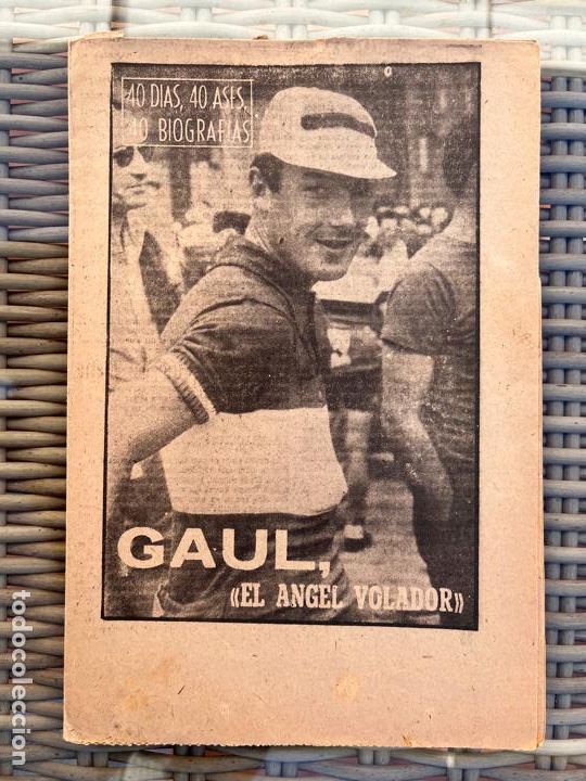 Coleccionismo deportivo: GAUL, EL &Aacute;NGEL VOLADOR. SERIE 40 D&Iacute;AS, 40 ASES 40 BIOGRAF&Iacute;AS MARCA AGOSTO DE 1963