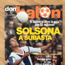 Coleccionismo deportivo: DON BALÓN 75 - SOLSONA - KEEGAN - MURCIA - REAL MADRID - LUIS ARAGONÉS - BETIS - R. SOCIEDAD KEMPES