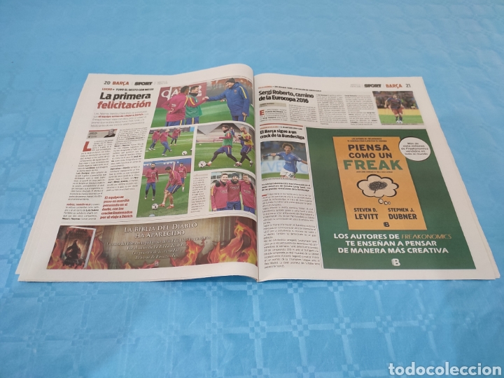 Coleccionismo deportivo: SPORT N&deg; 13.059. 12/01/2016. LEO MESSI BAL&Oacute;N DE ORO. - Foto 10