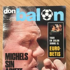 Coleccionismo deportivo: DON BALÓN 91 - ESPANYOL - REAL MADRID - BETIS CAMPEÓN COPA - BASKET - MICHELS
