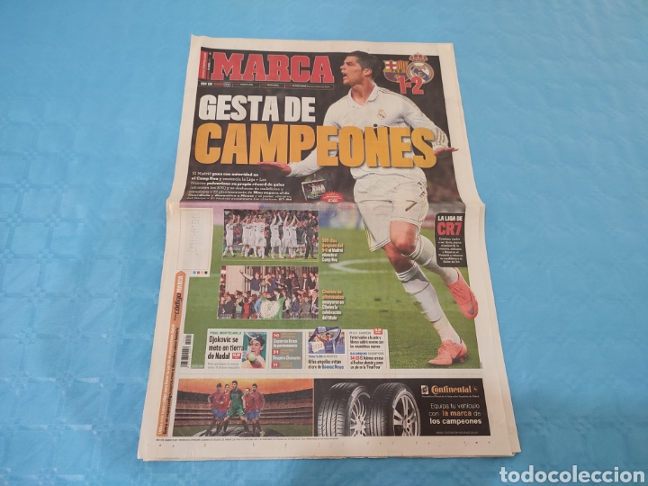 Coleccionismo deportivo: MARCA 22/04/2012. FC BARCELONA REAL MADRID.