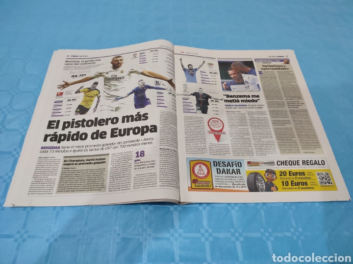 Coleccionismo deportivo: MARCA 12/01/2016. MESSI BAL&Oacute;N DE ORO. - Foto 8