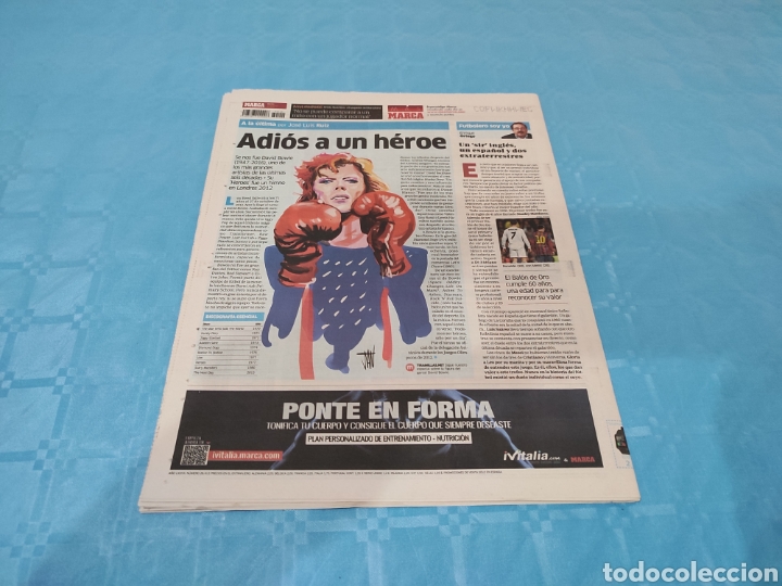 Coleccionismo deportivo: MARCA 12/01/2016. MESSI BAL&Oacute;N DE ORO. - Foto 10