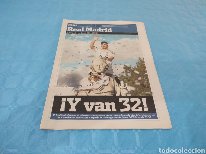 Collezionismo sportivo: MARCA 05/05/2012. REAL MADRID CAMPE&Oacute;N DE LIGA.