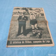 Coleccionismo deportivo: MARCA N° 19. 06/04/1943. ATLÉTICO DE BILBAO CAMPEÓN DE LIGA.. Lote 318703178