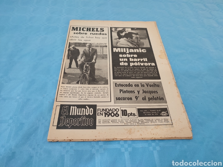 Coleccionismo deportivo: MUNDO DEPORTIVO 06/05/1976. ANDERLECHT WEST - HAM FINAL RECOPA.