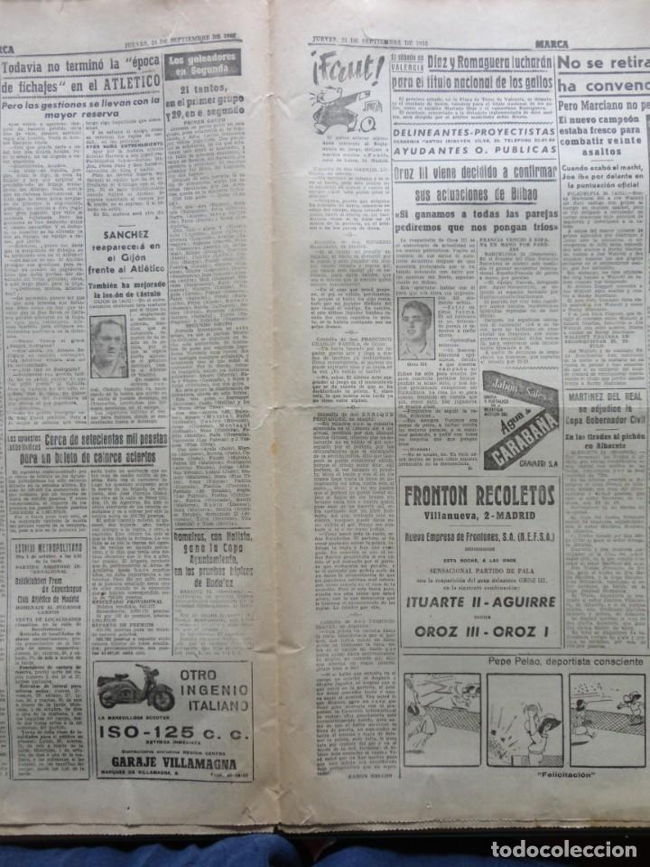Coleccionismo deportivo: MARCA- 3.065 - 25-09-1952 - Foto 4