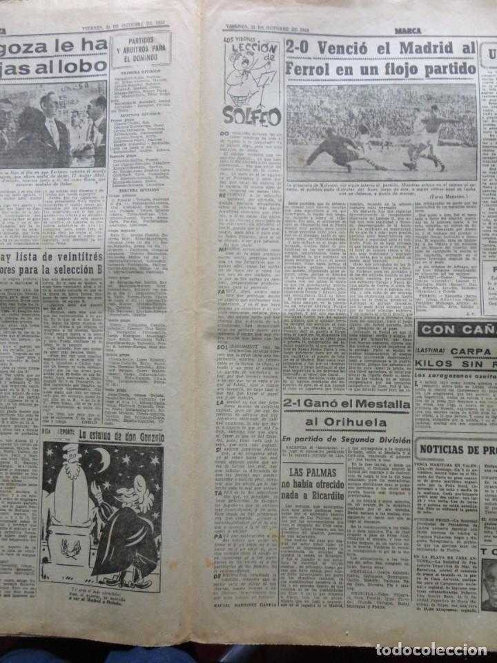 Coleccionismo deportivo: MARCA- 3.096 - 31-10-1952 - Foto 5