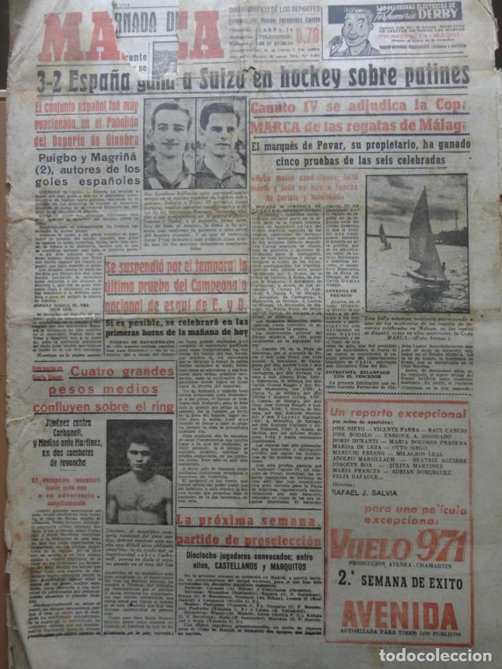 Coleccionismo deportivo: MARCA- 3.484- 30-01-1954 - Foto 1