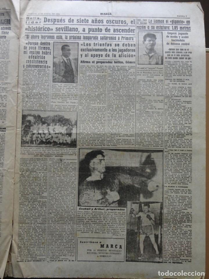 Coleccionismo deportivo: MARCA- 3.484- 30-01-1954 - Foto 5