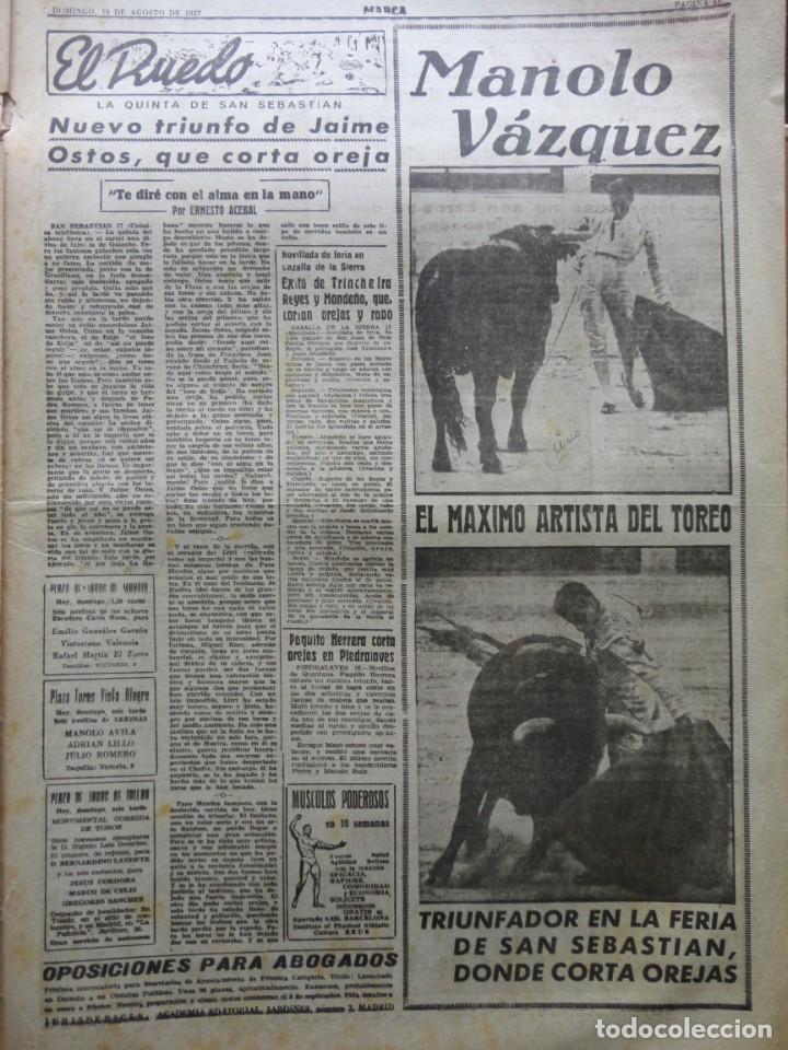 Coleccionismo deportivo: MARCA- 4.860- 18-08-1957 - Foto 8