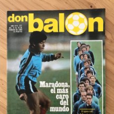 Coleccionismo deportivo: DON BALÓN 227 - REAL SOCIEDAD - MARADONA - DEL BOSQUE - DIARTE - TREVOR FRANCIS
