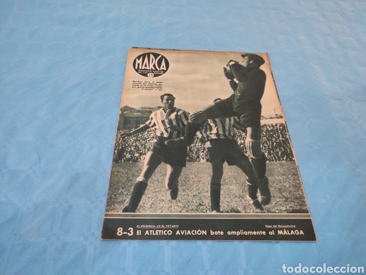 Colecionismo desportivo: 04/05/1934 N&deg; 23. ATL&Eacute;TICO AVIACI&Oacute;N M&Aacute;LAGA REAL MADRID SALAMANCA COPA DIEGO LOZANO ATL&Eacute;TICO AVIACI&Oacute;N