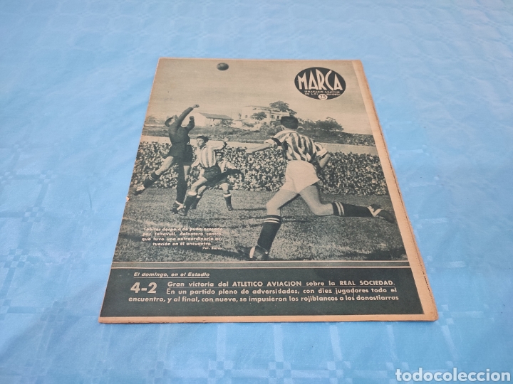 Sports collectibles: 11/05/1943 N&deg; 24. BERRENDERO TROFEO MASFERRER JORNADA LIGA C&Eacute;SAR SAEZ TERAN II.