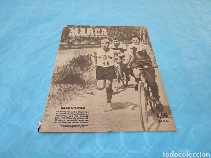 Colecionismo desportivo: 27/05/1948 N&deg;282. MANCHESTER UTD BLACKPOOL JORNADA COPA P&Oacute;STER TARRASA CAMPE&Oacute;N DE ESPA&Ntilde;A HOCKEY.