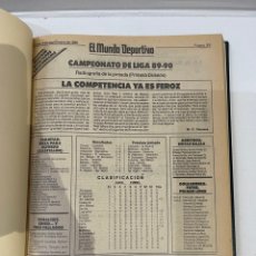 Coleccionismo deportivo: COLECCIÓN REVISTAS MUNDO DEPORTIVO CAMPEONATO DE LIGA 89/90. Lote 320086423