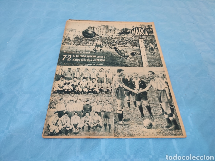 Collezionismo sportivo: 09/05/1944 N&deg; 76. AT AVIACI&Oacute;N C&Oacute;RDOBA MADRID BETIS TARRAGONA ESPA&Ntilde;OL JORNADA COPA FC BARCELONA CAMPE