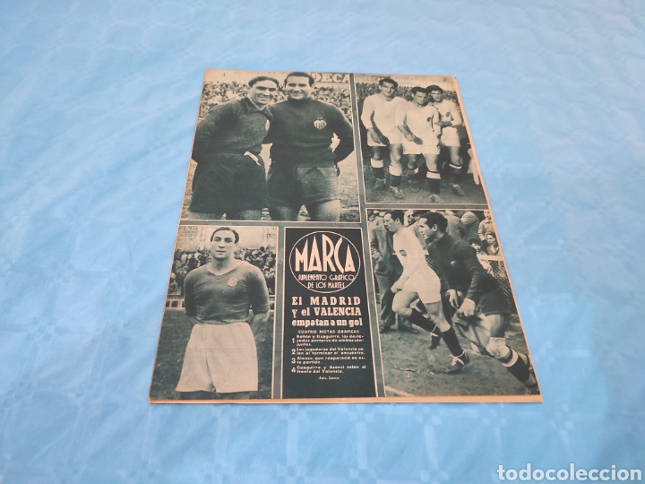 Sports collectibles: 04/04/1944 N&deg; 71. REAL MADRID VALENCIA SABADELL BARCELONA RESTO JORNADA BOXEO PEIRO CICLISMO LANGARI