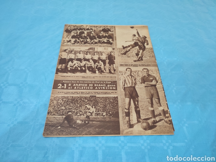 Sports collectibles: 03/04/1945 N&deg; 123. BILBAO AT AVIACI&Oacute;N VALENCIA SEVILLA COPA CASTELL&Oacute;N GRANADA CICLISMO MARTIN Y CASA