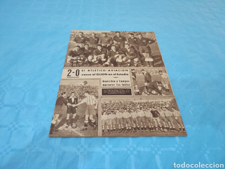 Sports collectibles: 27/02/1945 N&deg; 118. JORNADA LIGA ANTONIO BAUTISTA FALLECE CLAIRE WINDSOR.