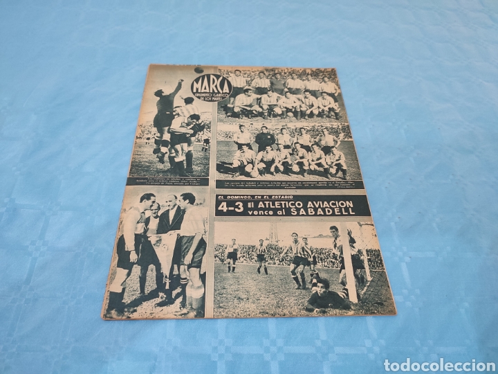 Colecionismo desportivo: 12/10/1943 N&deg; 46. JORNADA LIGA REGATAS DE YOLAS ASTURIAS CAMPE&Oacute;N BALONMANO.