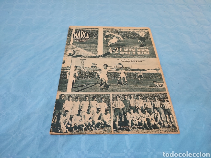 Sports collectibles: 15/02/1944 N&deg; 64. JORNADA DE LIGA CHOLIN.