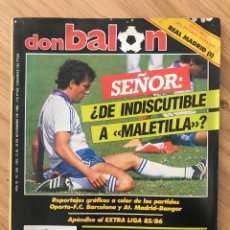 Coleccionismo deportivo: DON BALÓN 526 - FASCÍCULO REAL MADRID - APÉNDICE EXTRA LIGA 85/86 - COPAS EUROPEAS - MEXICO 86. Lote 320477173