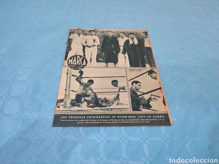 Collezionismo sportivo: 21/09/1943 N&deg; 43. PEIRO BOXEO BARCELONA VALENCIA H&Eacute;RCULES R.MADRID JORNADA LIGA RICARDO &Aacute;LVAREZ CICL