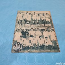 Coleccionismo deportivo: 19/10/1943 N° 47. R.MADRID AT AVIACIÓN VALENCIA,8 SEVILLA,0 RESTO JORNADA DELIO RODRÍGUEZ VENCEDOR.