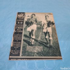 Coleccionismo deportivo: 05/01/1942 N° 6. R.MADRID CEUTA EMILIN BOXEO FIGURAS DEL CEUTA MORLA ABAD COMAS TELECHIA.