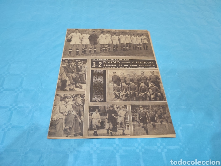 Sammelleidenschaft Sport: 27/11/1945 N&deg; 156. REAL MADRID FC BARCELONA SEVILLA BILBAO RESTO JORNADA BOXEO.