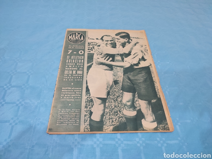 Colecionismo desportivo: 28/09/1943 N&deg; 44. JORNADA DE LIGA ORIO CAMPE&Oacute;N CANT&Aacute;BRICO ROSMAIRE SANDKAULEN &Aacute;NGEL DEL RIO BOXEO HI