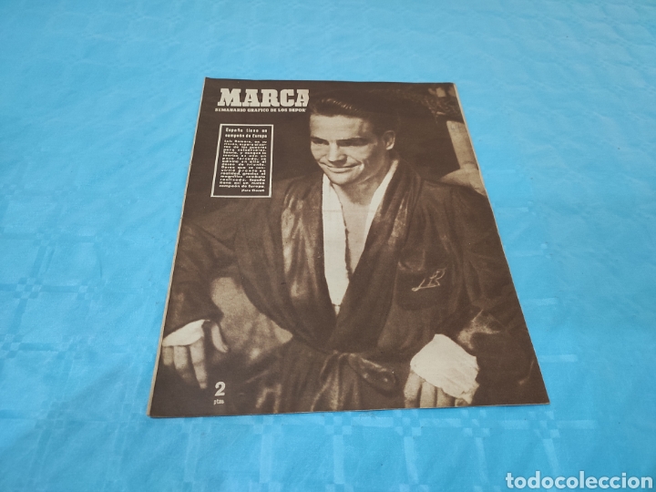 Sammelleidenschaft Sport: 16/08/1949 N&deg; 350. LUIS ROMERO CAMPE&Oacute;N EUROPA BOXEO AT MADRID IRARAGORRI.