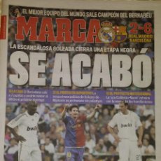 Coleccionismo deportivo: REAL MADRID 2 FC BARCELONA 6 - SE ACABÓ