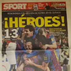 Coleccionismo deportivo: REAL MADRID 1 FC BARCELONA 3 - HÉROES