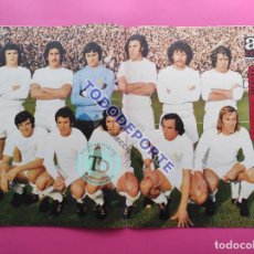 Coleccionismo deportivo: REVISTA AS COLOR Nº 193 POSTER REAL MADRID CAMPEON INVIERNO LIGA 74/75 ALINEACION 1974/1975 BREITNER