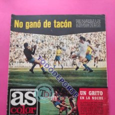 Coleccionismo deportivo: REVISTA AS COLOR Nº 229 POSTER RCD ESPANYOL 75/76 COPA EUROPA 1975/1976 DYNAMO BUCAREST BASEL