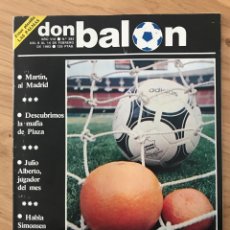 Coleccionismo deportivo: DON BALÓN 383 - CROMOS LAS PALMAS - ESPANYOL - SIMONSEN - HOLANDA - LAUDRUP - D. ZAGREB - SPORTING