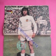 Coleccionismo deportivo: REVISTA AS COLOR Nº 316 POSTER KEMPES VALENCIA CF 76/77-RAYO VALLECANO-GETAFE PRIMERA 1976/1977
