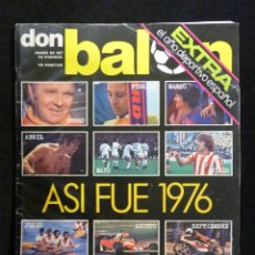 Coleccionismo deportivo: REVISTA DON BALÓN. EXTRA EL AÑO DEPORTIVO ESPAÑOL, ASÍ FUE 1976. LEER. Lote 323215503